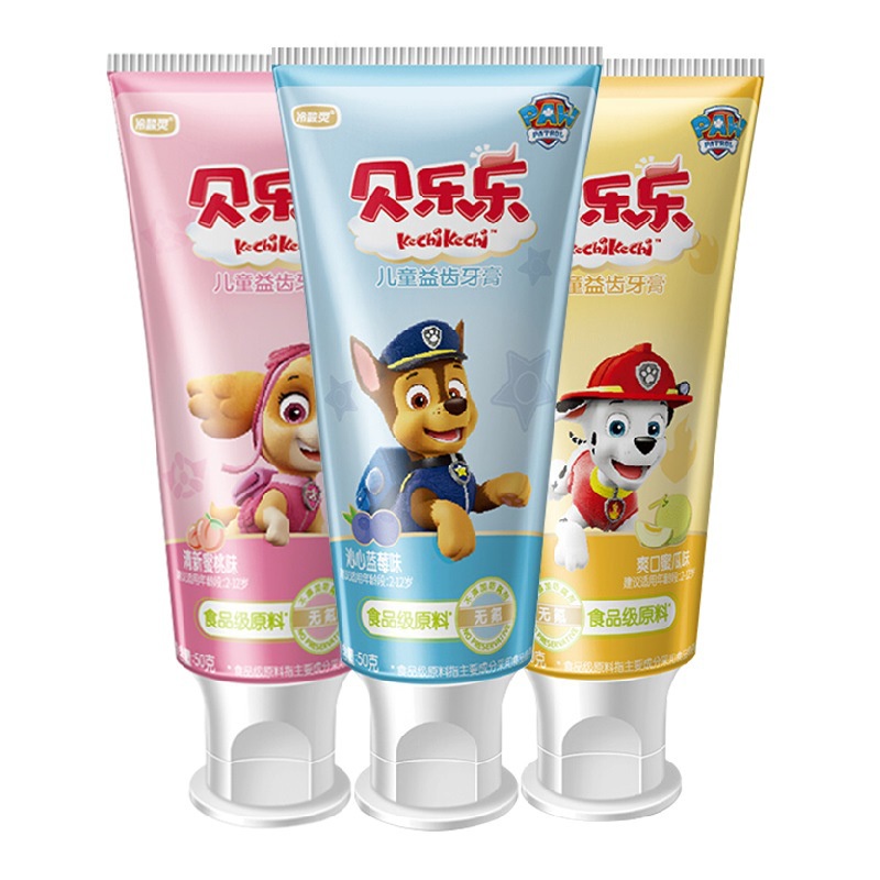 Kem đánh răng Paw Patrol hương trái cây không chứa mùi cho bé 50g