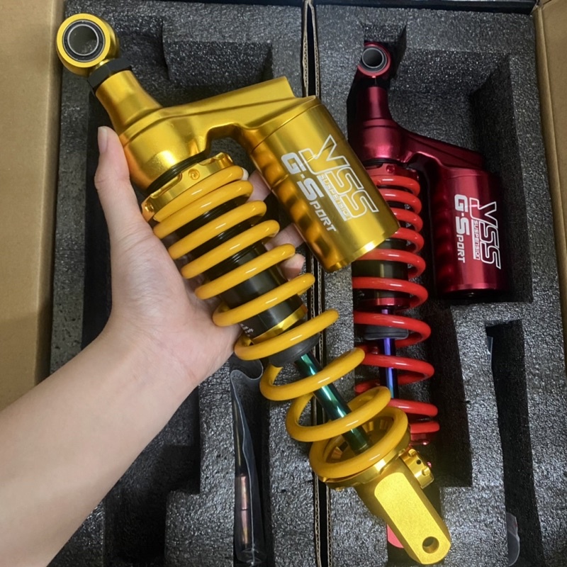 Phuộc nhún sau Yss bình dầu khắc gắn cho các xe tay ga 1 phuộc Vario Click Vision Janus Lead ...