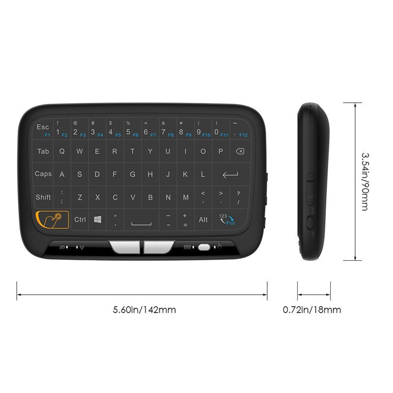 Bàn phím mini H18 Wireless Keyboard Android & màn hình TV Box