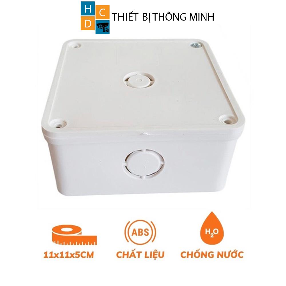 Hộp kĩ thuật, chân đế ren đồng nối điện lắp camera chống nước loại tốt cho eviz, dahua, yoosee, imou,..