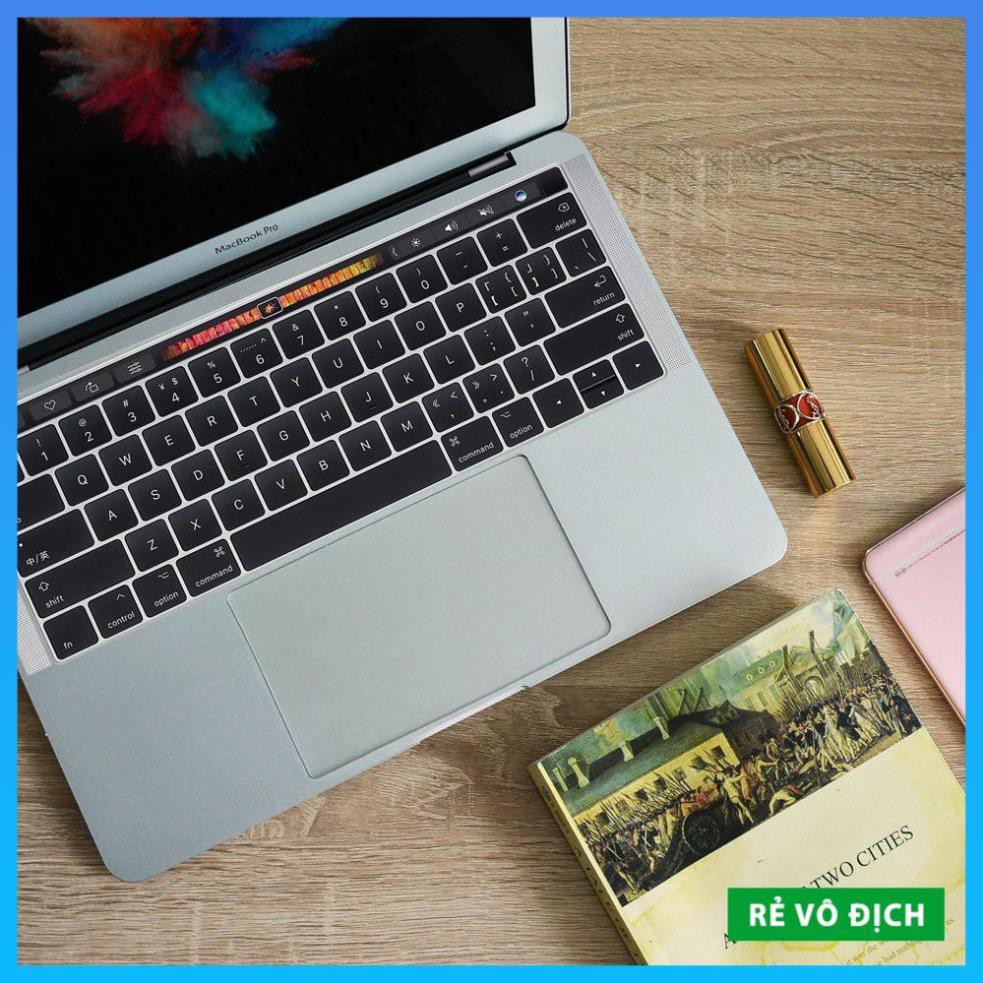 [Rẻ Vô Địch] COMBO Miếng Dán Kê Tay + Trackpad Macbook- Silver Đủ Dòng Chính Hãng JRC