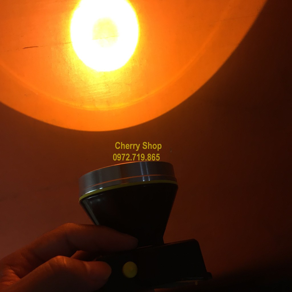 Đèn Pin Đội Đầu bóng led ánh sáng mạnh chống nước  Ánh sáng vàng hoặc Ánh sáng trắng MÃ SỐ A69