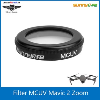 Filter MCUV Mavic 2 zoom - chính hãng sunnylife - phụ kiện flycam DJI Mavic 2 zoom -  giảm thiểu tia UV vào camera.