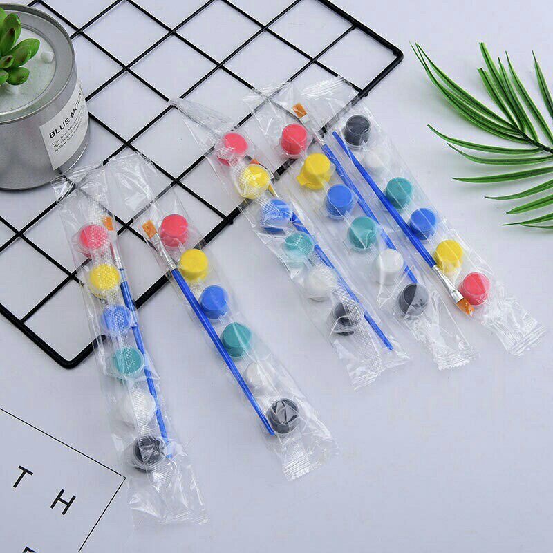 Màu Tô Tượng Vỉ Màu 6 3Ml . Màu Arylic