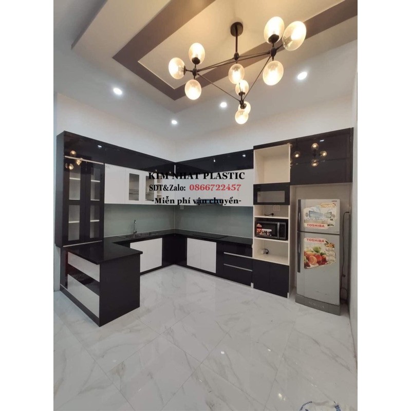 TỦ BẾP NHỰA VINCO CAO CẤP NHẬN ĐO VÀ THIẾT KẾ TẠI NHÀ FREESHIP