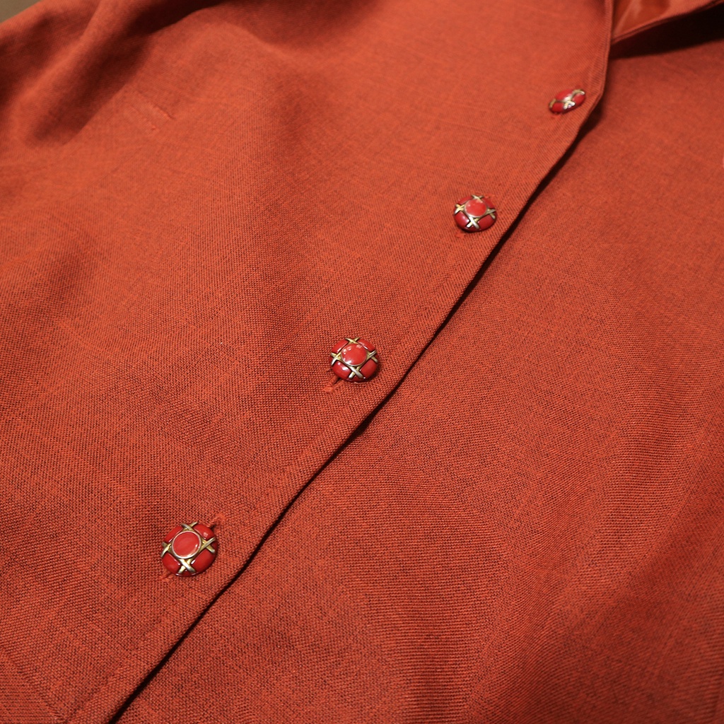 Áo khoác bomber màu nâu gạch