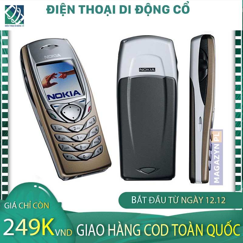 Điện Thoại Cổ Nokia 6100 full Phụ Kiện, Máy Đẹp Lung Linh -  BH 1 đổi 1 trong 1 tháng đầu tiên