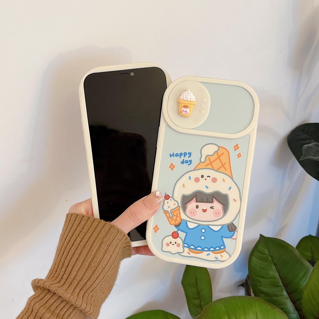 Ốp Điện Thoại Dẻo Màu Hồng Ngọt Ngào Dễ Thương Cho iPhone 13 11 Pro Max XR Xs Max X 12 Pro Max