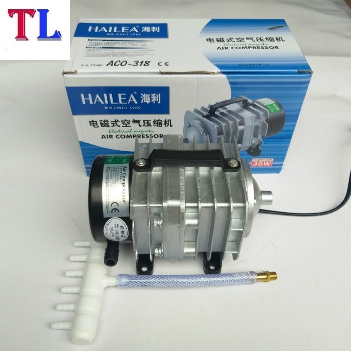 máy sục sủi thổi tạo khí oxi bể cá 35w , 220v - bơm tạo oxi hồ cá