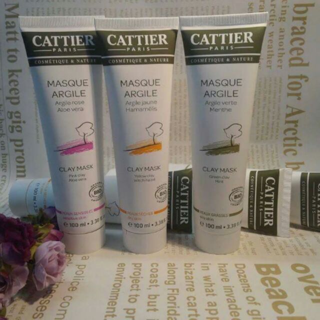 Mặt nạ đất sét Cattier tuýp 100ml
