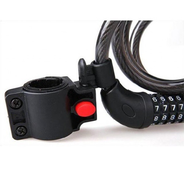 Ổ KHÓA DÂY CHỐNG TRỘM TONYON 5 SỐ SIZE LỚN + Khung Gắn