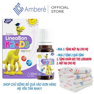 LineaBon D3 K2 Chính hãng Tăng cường hấp thu Canxi Phát triển chiều cao cho bé