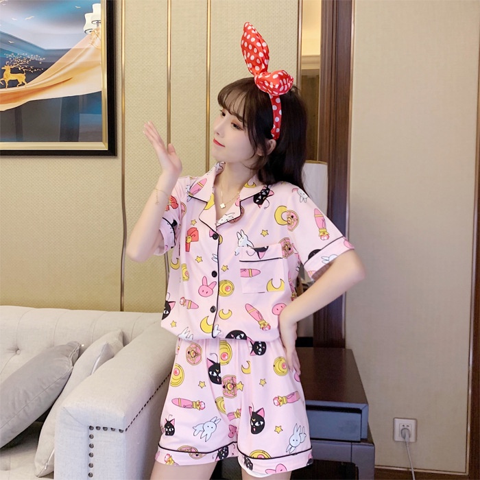 Đồ Ngủ Nữ Pijama Chất Liệu Cao Cấp Thoáng Mát Mềm Mịn Họa Tiết Dễ Thương Hot Nhất Rose Store