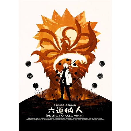 Bộ Tranh Sơn Dầu Vẽ Tay DIY Hình Anime Naruto Kakashi Nhật Bản