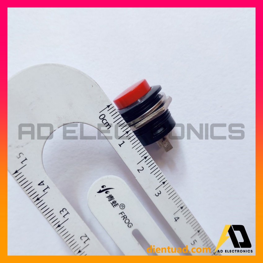 Công Tắc Nhấn - Nhả Đẹp, Màu Đỏ - Nút Nhấn xe máy, đèn led