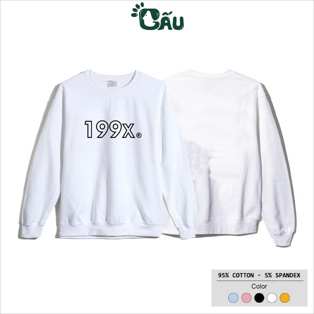 Áo sweater GẤU 194 vải thu đông co dãn, dày dặn mềm mịn form rộng phong cách Unisex - 199x | BigBuy360 - bigbuy360.vn