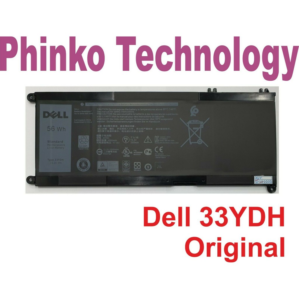 ⚡️Pin Laptop dell P30E P36E P71F P72F P75F P79G P89G T79G PVHT1 56W 33YDH 4WN0Y