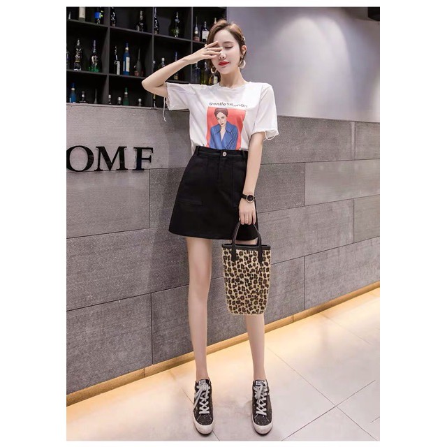 Chân váy chữ A cạp cao | BigBuy360 - bigbuy360.vn