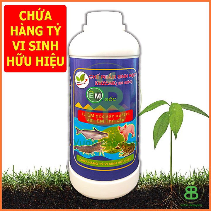 Chế Phẩm EM Gốc Ủ Rác Hữu Cơ 1 Lít