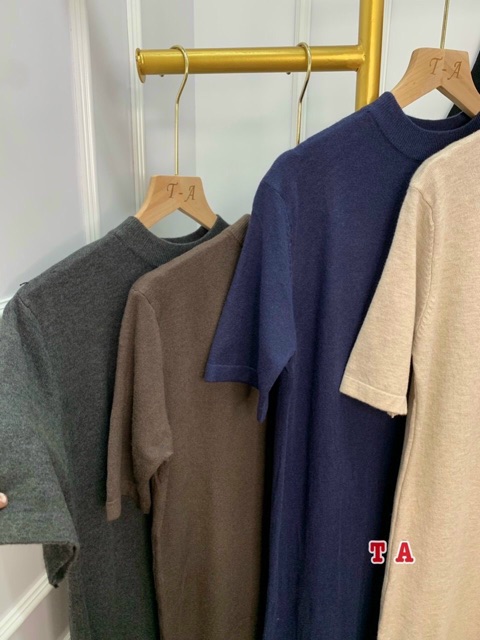 Váy len suông trơn màu hàng Quảng Châu | BigBuy360 - bigbuy360.vn