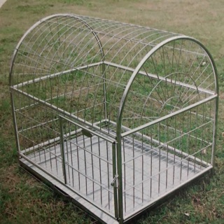 Chuồng chó inox to s1-60*45*59cm