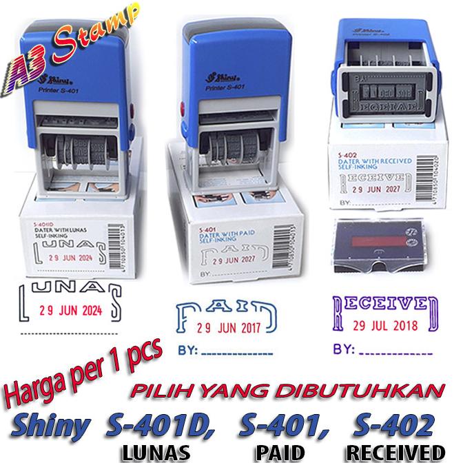 Con Dấu Tự Động Lấp Lánh S-401D, S-401, S-402