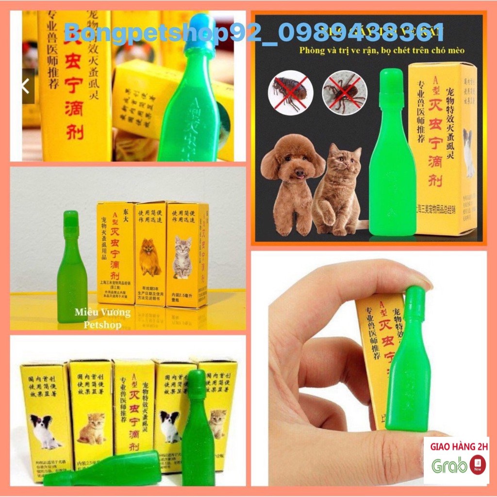 Chăm Sóc Sức Khỏe Cho Mèo, Thuốc Trị Ve Rận Cho Mèo