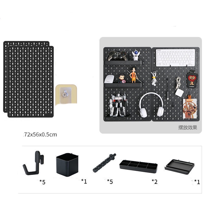 Bảng pegboard dán tường trang trí decor nhà cửa NB132