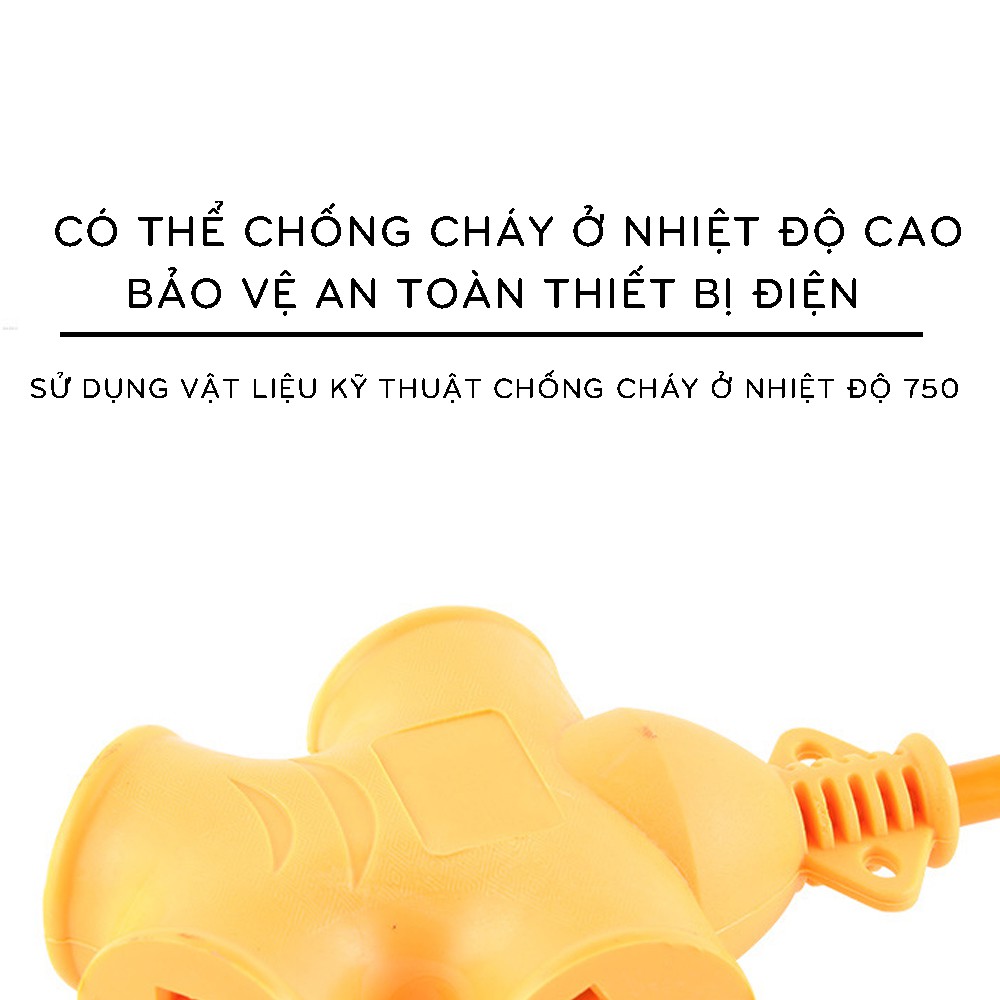 Dây điện ổ cắm kéo đất 10m phích cắm công nghiệp Minh House