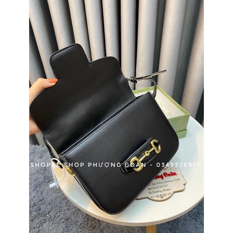 Túi Hà hồ size 25 da trơn cúc bấm kèm hộp ảnh thật