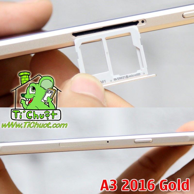 Khay sim Samsung A3 2016 A310 ZIN