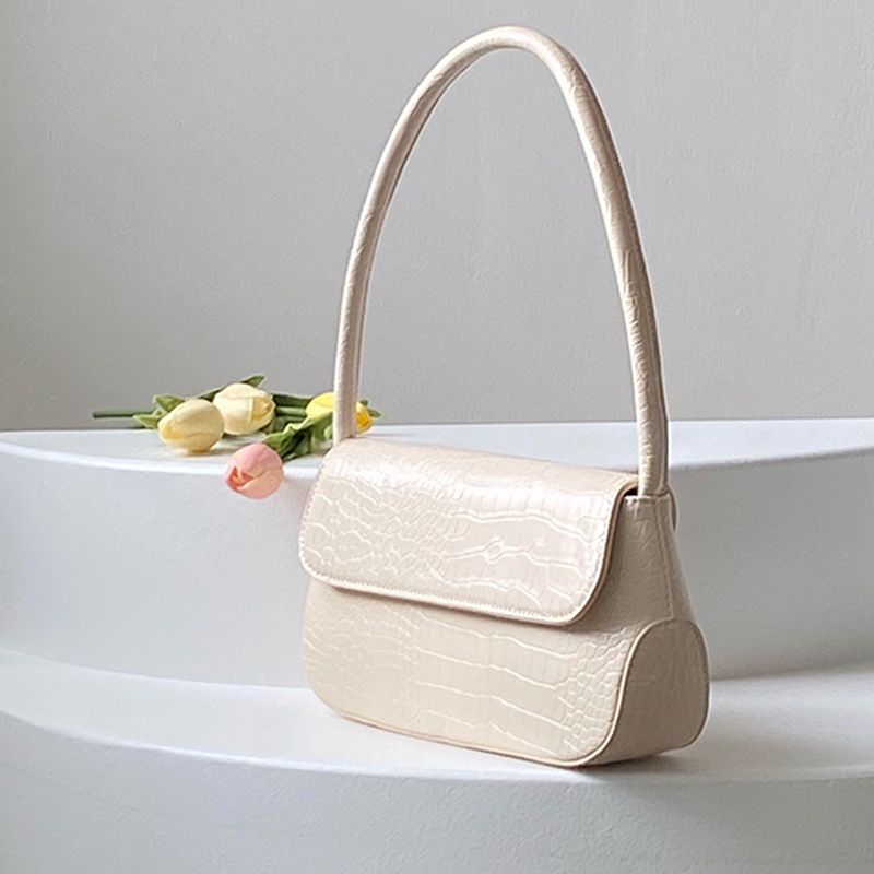 Túi Xách Đeo Vai Họa Tiết Da Cá Sấu Cao Cấp Thời Trang Dành Cho Nữ