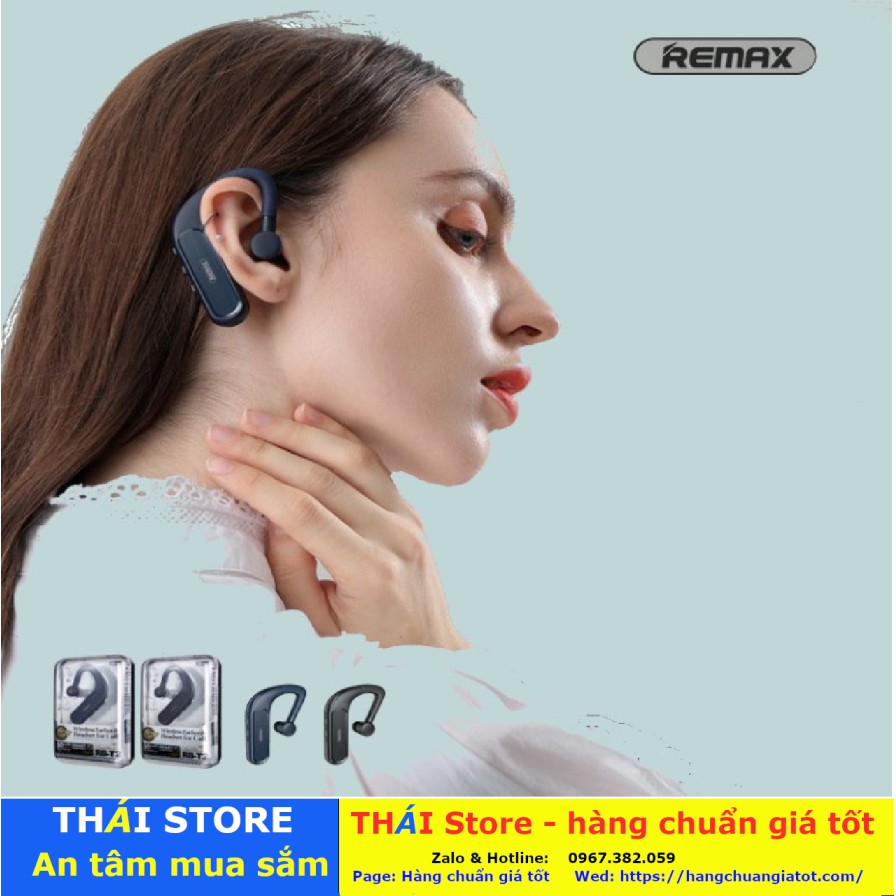 Tai nghe cao cấp Remax, Model: RB - T2, tự động kết nối Bluetooth 5.0, chống ồn cực tốt -  - Bảo hành 6 tháng