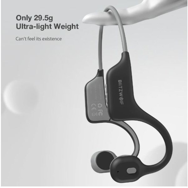 Tai nghe truyền âm qua xương BlitzWolf BW-BTS6 bluetooth 5.0 - chống nước IPX7 - có mic