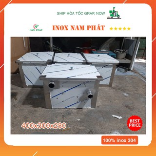Bể tách mỡ gia đình inox 304