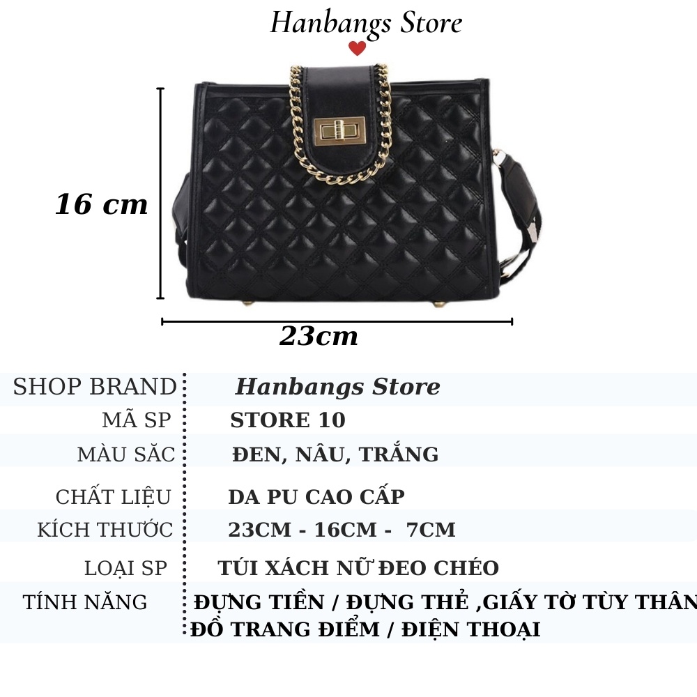 Túi xách đeo chéo cực chất sang trọng lịch nữ Hàn Quốc đẹp HANBANGS STORE 10