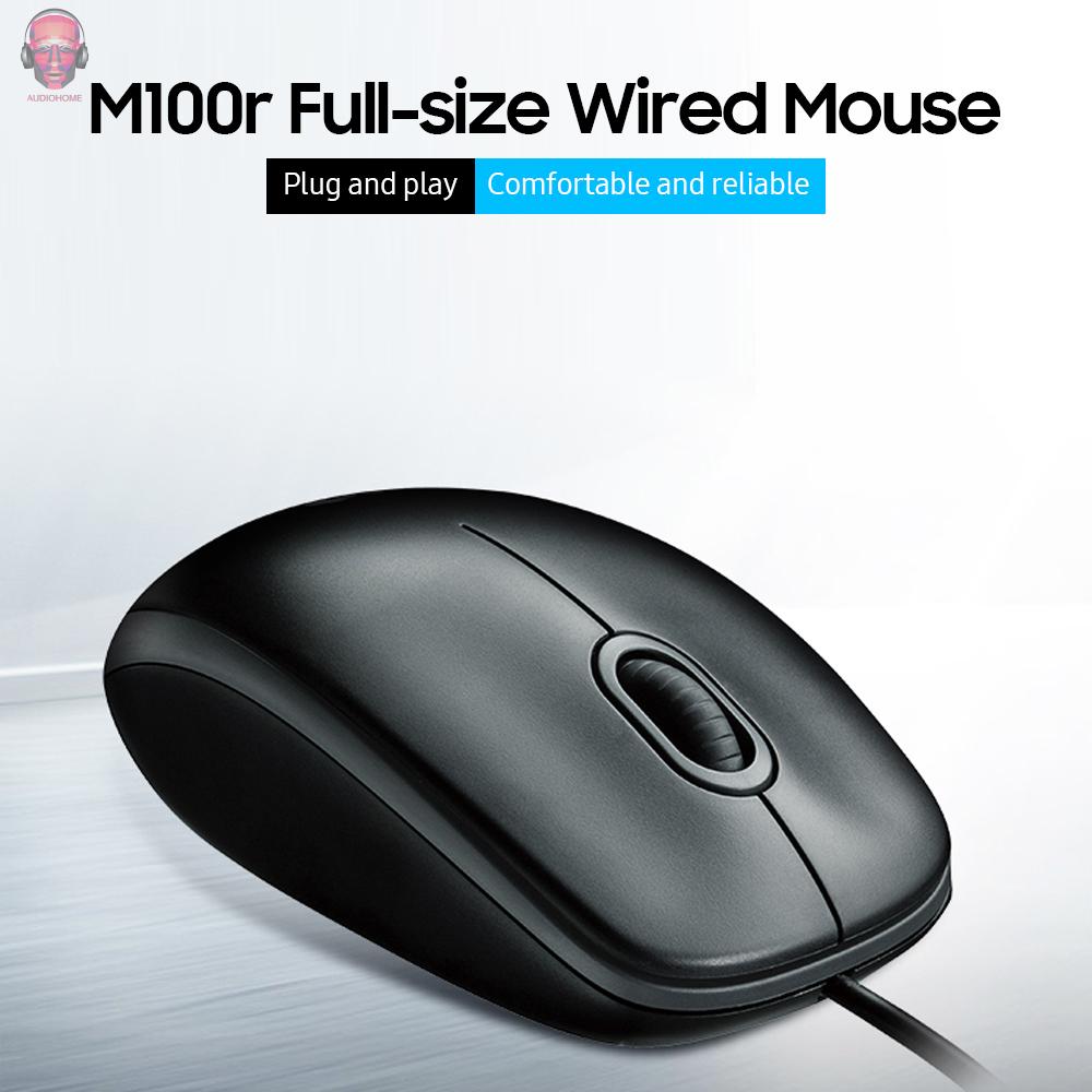 Chuột Máy Tính Có Dây Logitech M100R 1000dpi