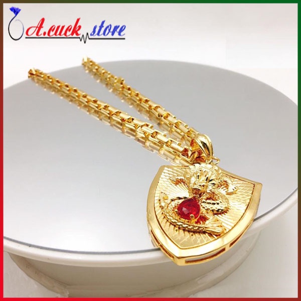 Dây chuyền nam trang sức hợp kim vàng non 18k. thiết kế tinh xảo đẳng cấp - sang trọng