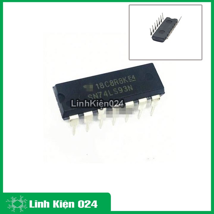 Đếm nhị phân 74LS93 4-bit DIP14