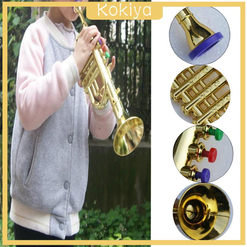 Kèn trumpet đồ chơi 3 phím nhiều màu sắc cho bé