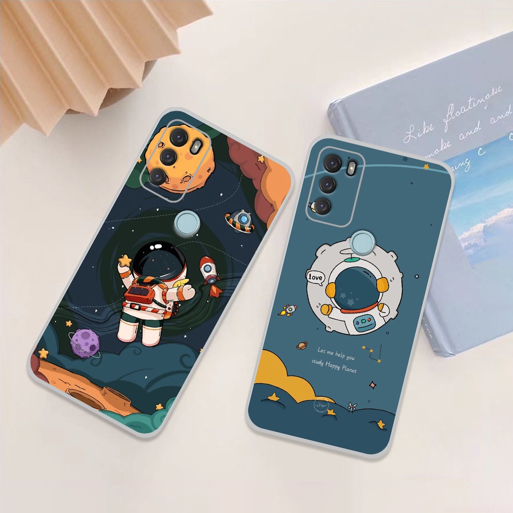 Ốp lưng Vsmart Star 5 vũ trụ, phi hành gia ốp điện thoại viền dẻo thời trang cao cấp
