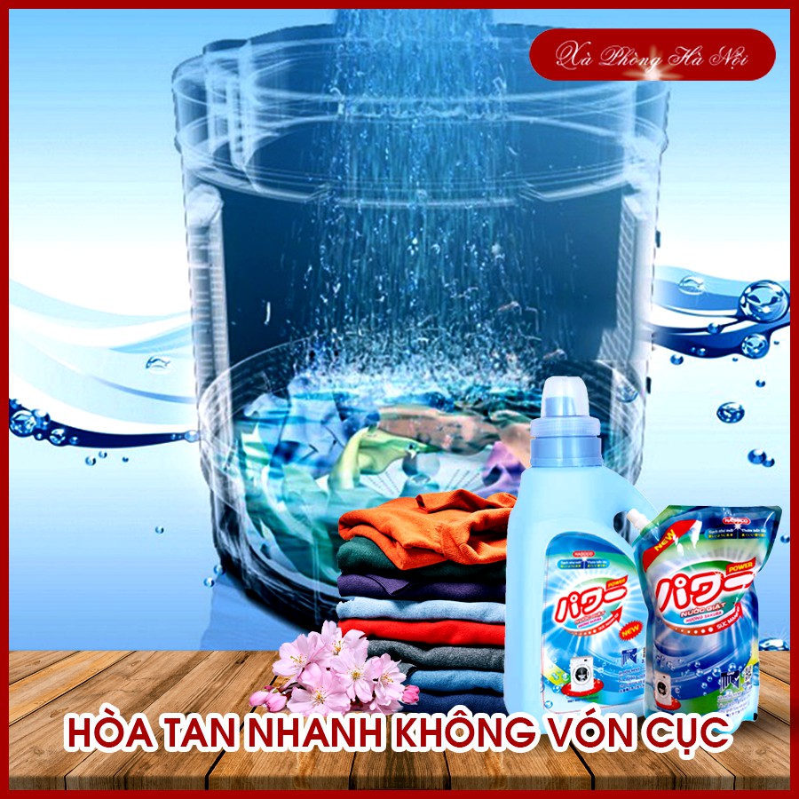 Nước giặt hasoco power 6x, hương kiiro Hara, *3.5kg, cửa ngang