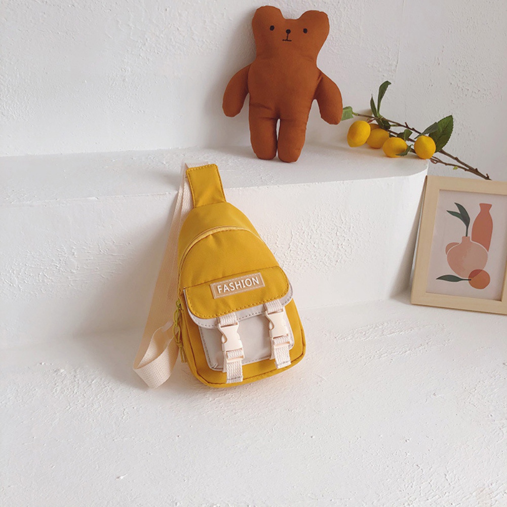 Se7en Túi Đeo Vai Vải Canvas Họa Tiết Hoạt Hình Hàn Quốc Cho Bé Gái