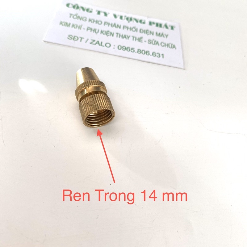 Béc Phun Tưới Cây 1 - 5 Lỗ Cong ( Đồng Thau )