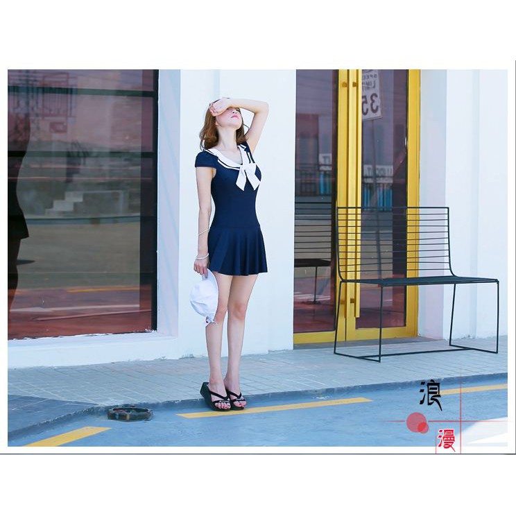 Đồ Bơi Thủy Thủ School ( Xanh Đen ) (hàng xịn nhưng rẻ vì tồn kho thah lý ) | BigBuy360 - bigbuy360.vn