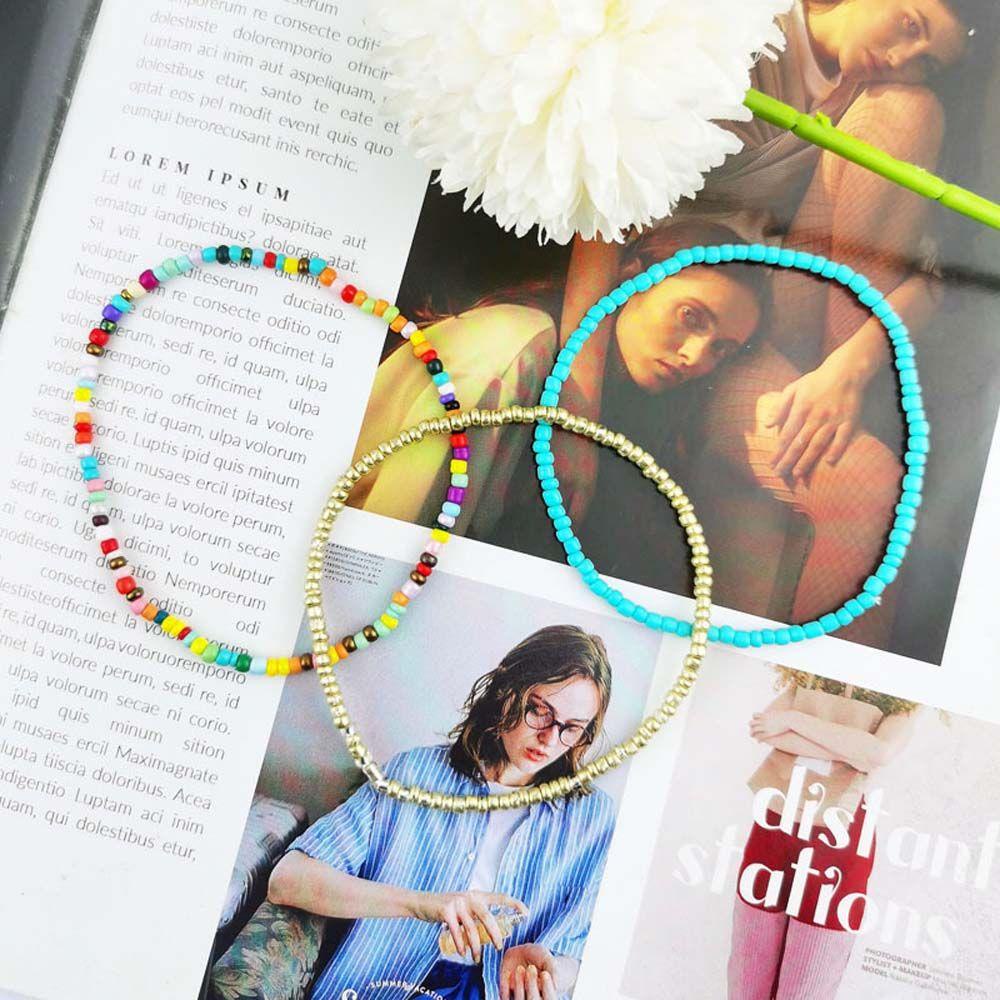 Lắc Chân Co Giãn Handmade Phong Cách Boho Thời Trang Cho Nữ