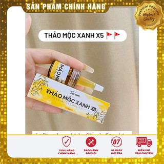 Thảo Mộc Xanh Trắng Da X5