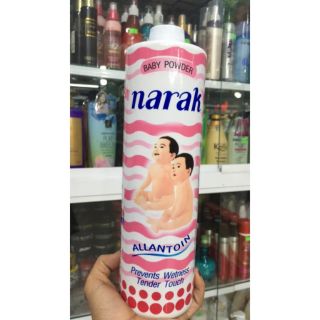 Phấn rôm sẩy Narak 380gr + tặng kèm 1 bông chậm phấn