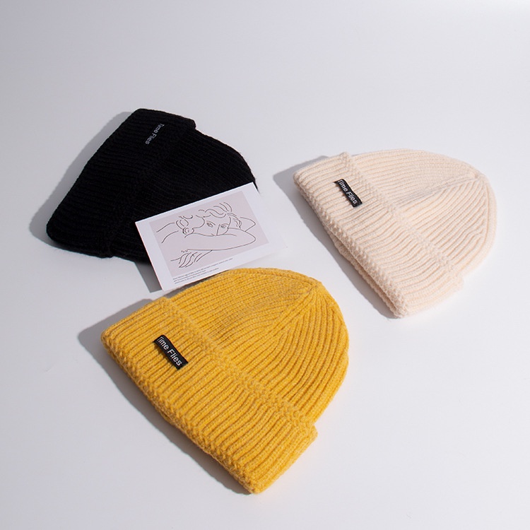 Mũ beanie LINJW phong cách Hàn Quốc thời trang thu đông 2021 cao cấp