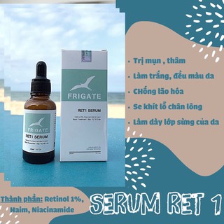 Serum ret1 - frigate - chống lão hoá, se lỗ chân lông, giảm mụn, nám, tàn nhang